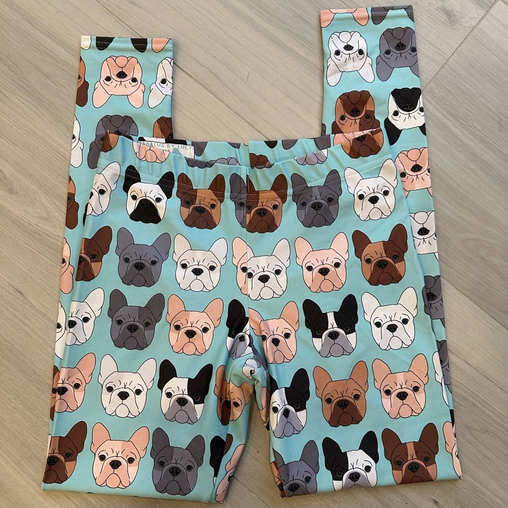 French Bulldog Leggings • Assorted Frenchies • Size Medium - Picture 2 of 6